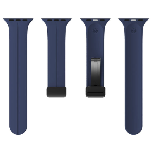 Magnetic Silicone Band for Apple Watch 38mm/40mm/41mm/42mm [Midnight Blue]