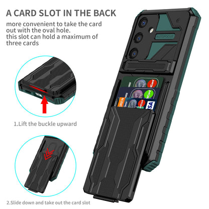 Galaxy S25 Plus Kickstand Heavy Duty Case [Teal]