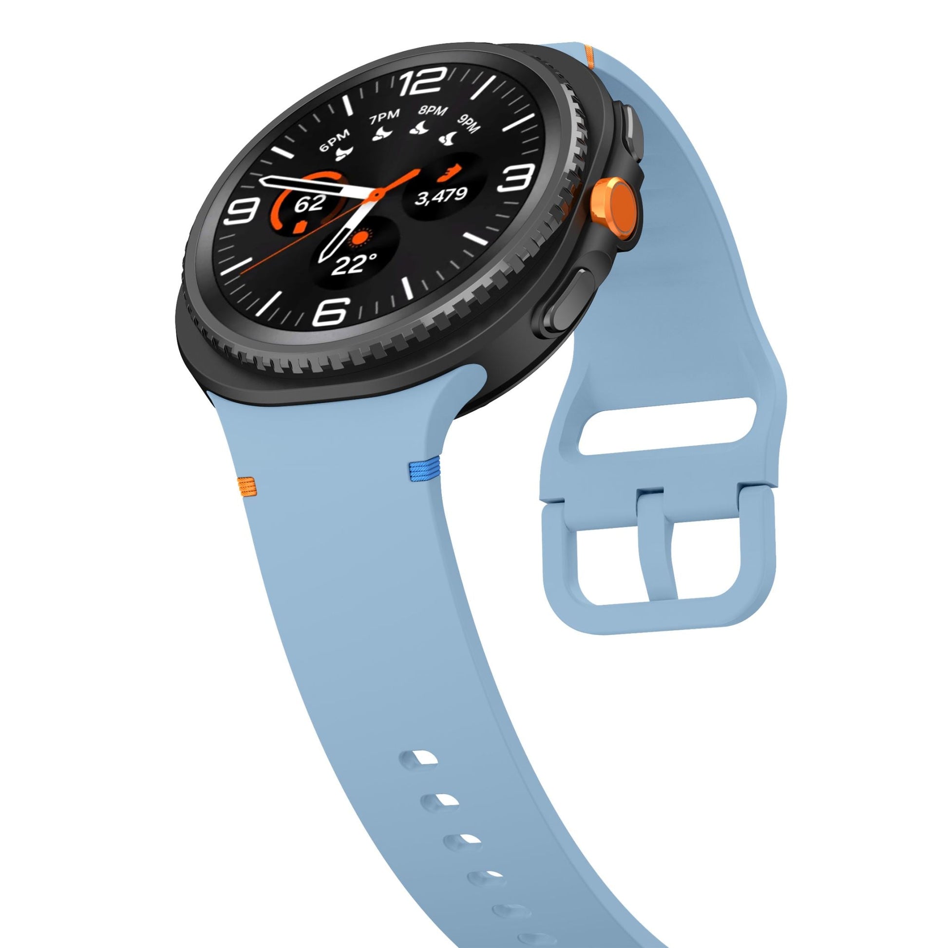 Samsung Galaxy Watch 8 Silicone Strap [Sky Blue]
