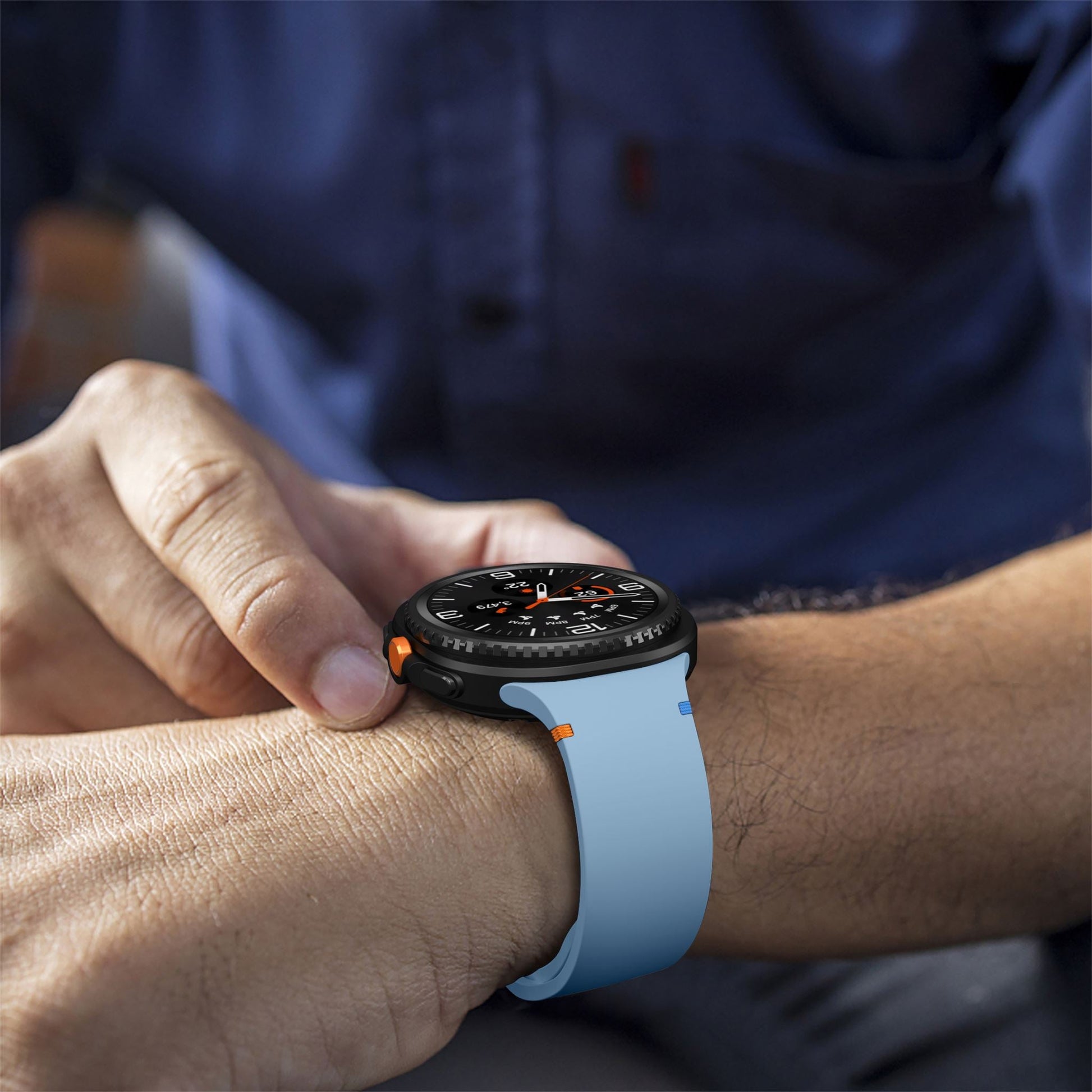Samsung Galaxy Watch 8 Silicone Strap [Sky Blue]