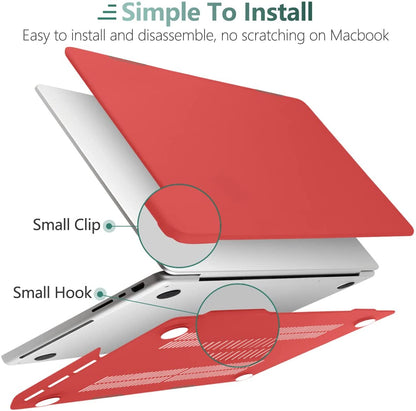 Macbook Pro 14" (M4, 2024) A3112 Matte Hard Case [Red]