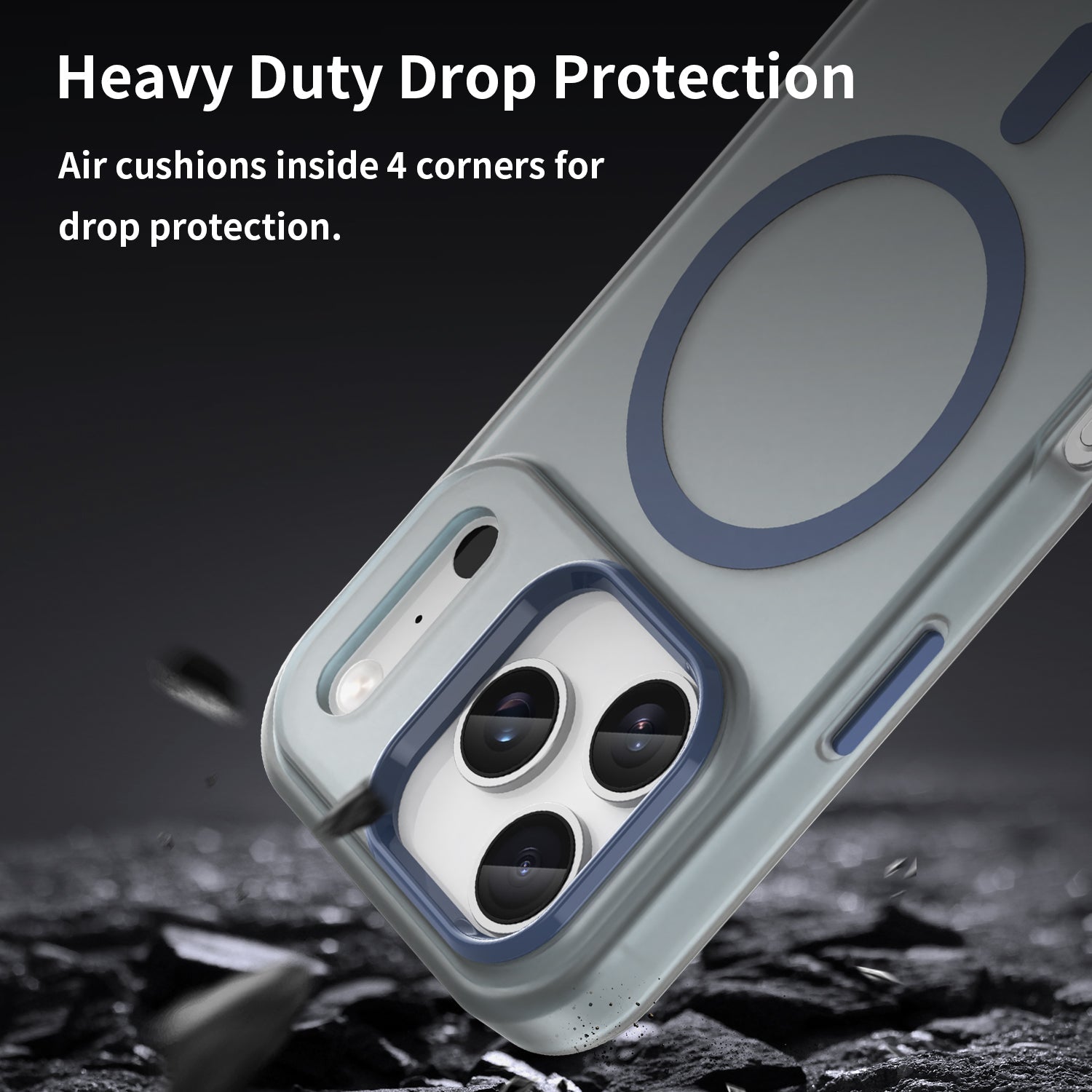 Iphone 17 Pro Magsafe Soft Matte Case [Navy]