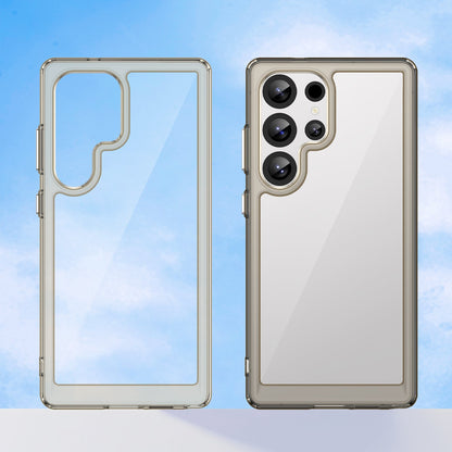 Galaxy S25 Ultra Soft Gel Bumper Case [Clear Grey]