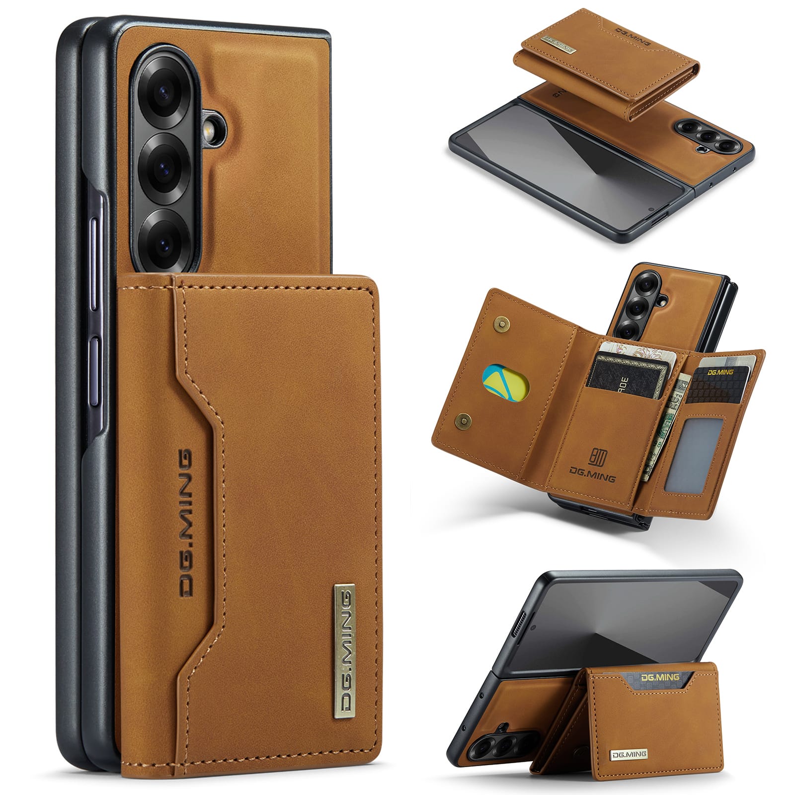 Galaxy Z Fold 7 Magnetic Wallet [Brown]