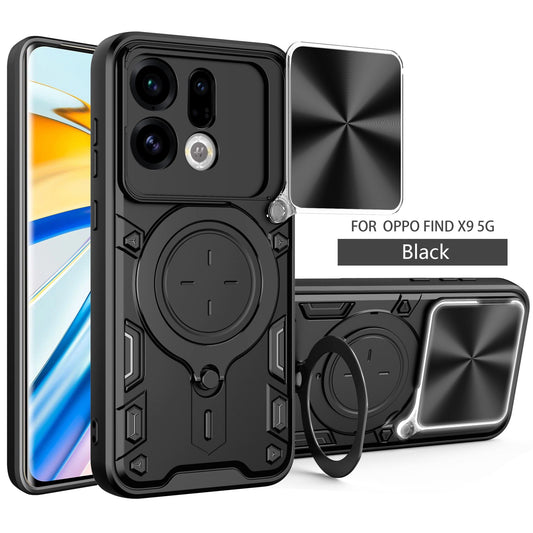 Oppo Find X9 Ring Kickstand Case [Black]