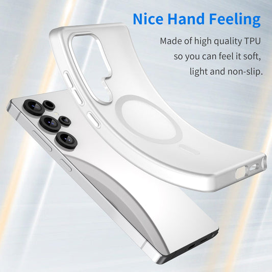 Galaxy S25 Ultra Magsafe Soft Matte Case [White]