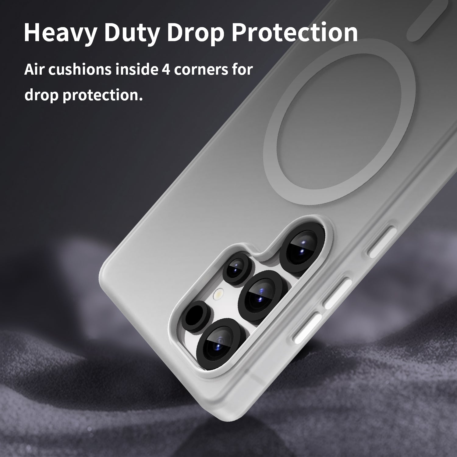 Galaxy S25 Ultra Magsafe Soft Matte Case [White]