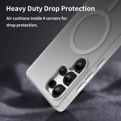 Galaxy S25 Ultra Magsafe Soft Matte Case [White]
