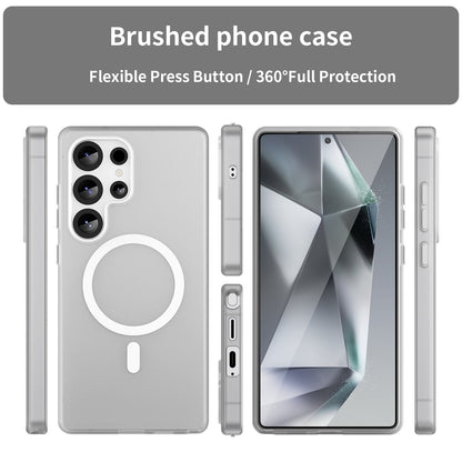 Galaxy S25 Ultra Magsafe Soft Matte Case [White]