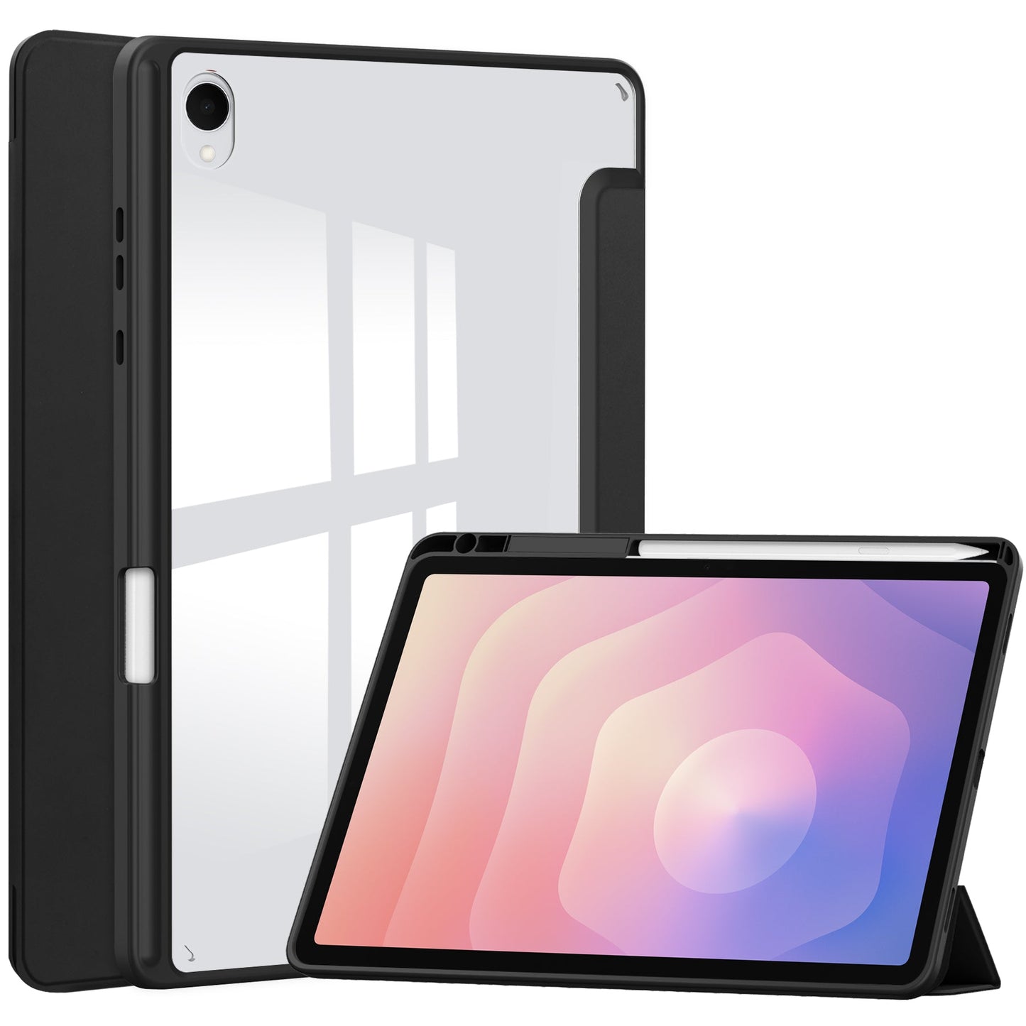 Galaxy Tab S11 Acrylic Tri-fold Case [Black]