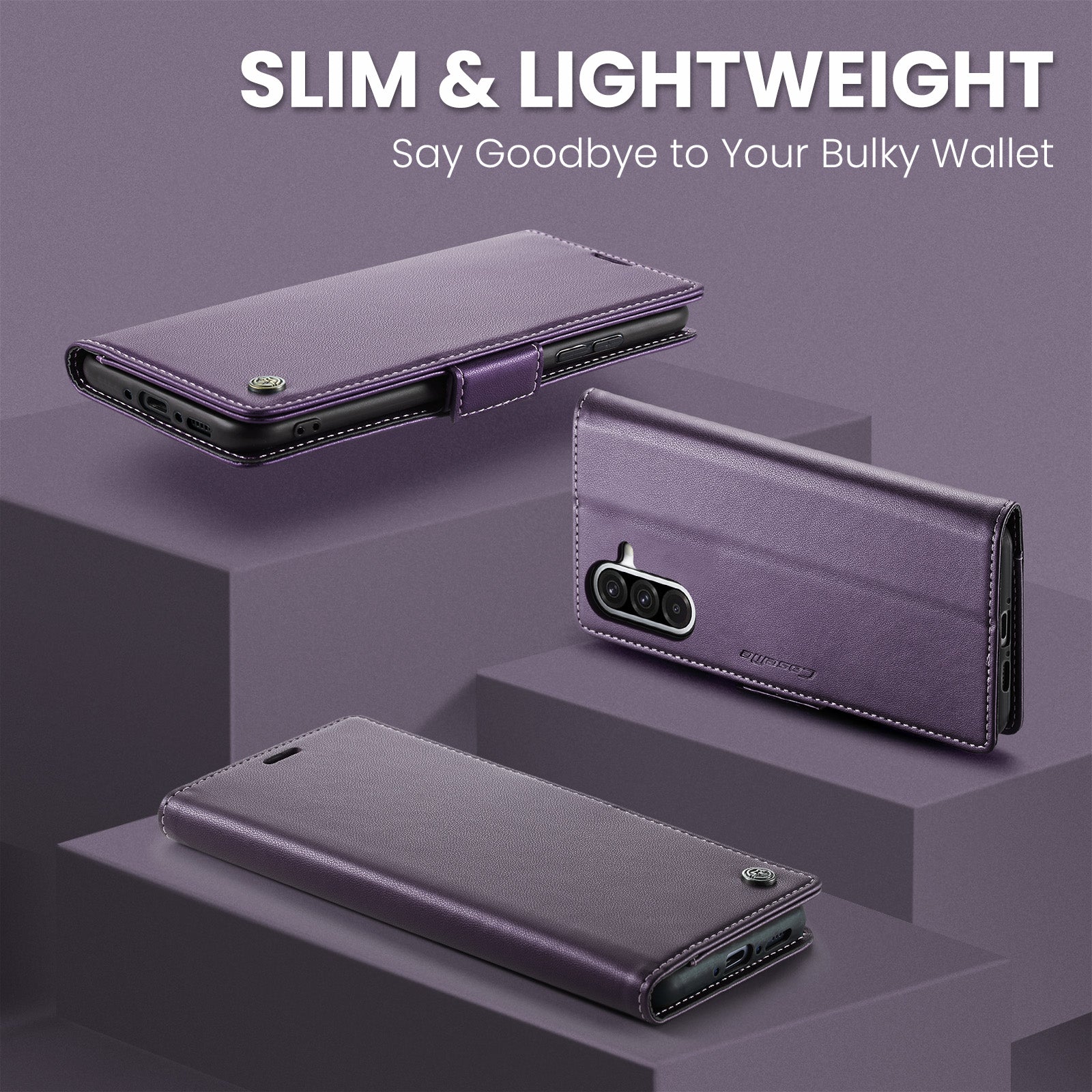 Galaxy A56 5G Pu Wallet Case [Purple]