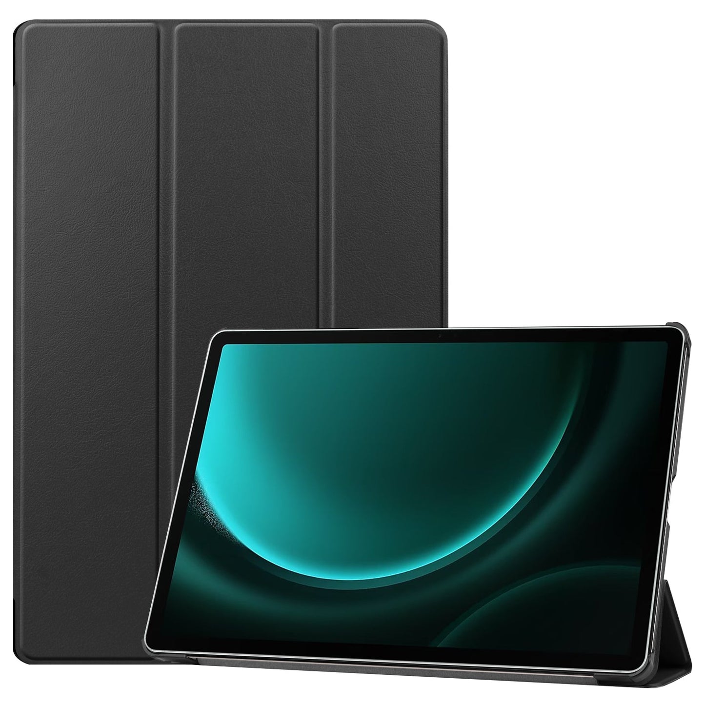 Galaxy Tab S9fe+ X610 Tri-fold Pu Case [Black]