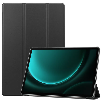 Galaxy Tab S9fe+ X610 Tri-fold Pu Case [Black]
