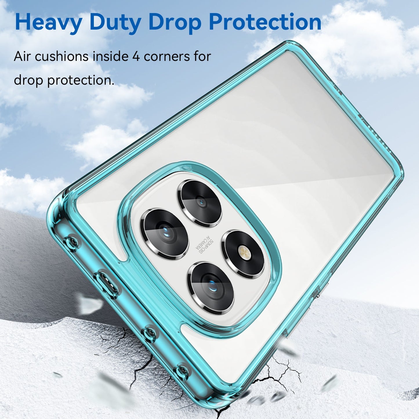Xiaomi Redmi Note 14 Pro 5G Soft Gel Case [Clear Blue]
