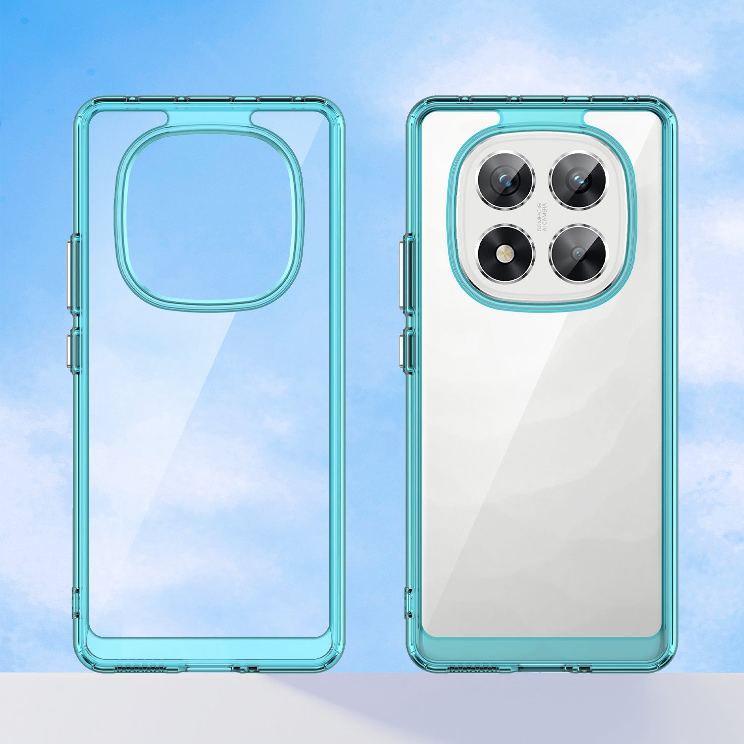 Xiaomi Redmi Note 14 Pro 5G Soft Gel Case [Clear Blue]