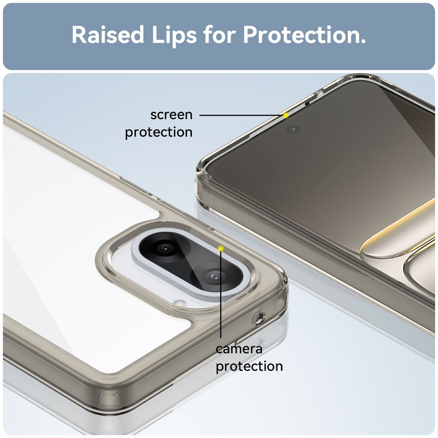 Oneplus Nord Ce5 Soft Gel Case [Clear Grey]
