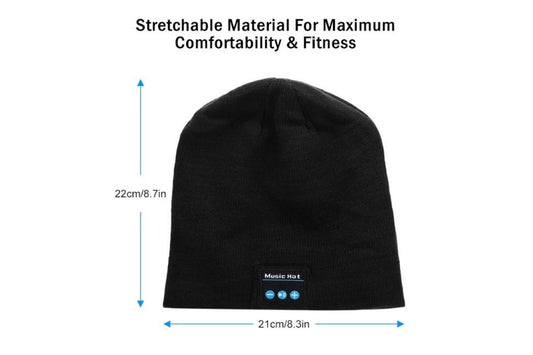 Beanie Bluetooth Headphones [ Blue ]
