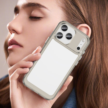 Iphone 17 Pro Max Soft Gel Case [Clear Grey]