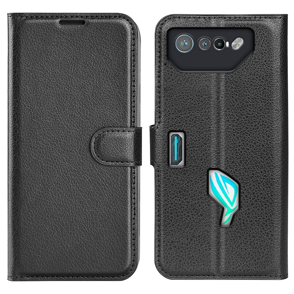 Asus Rog Phone 7 Pu Wallet Case [Black]