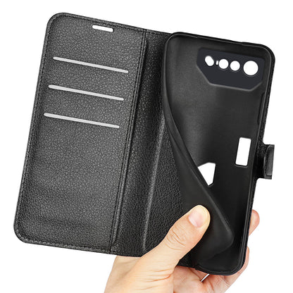 Asus Rog Phone 7 Pu Wallet Case [Black]