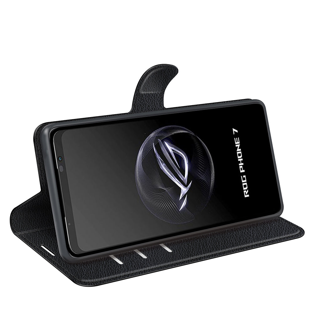 Asus Rog Phone 7 Pu Wallet Case [Black]