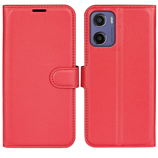 Moto G05 Pu Wallet Case [Red]