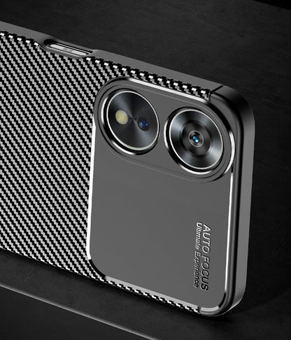 OPPO A78 5G Carbon Fibre Case Black