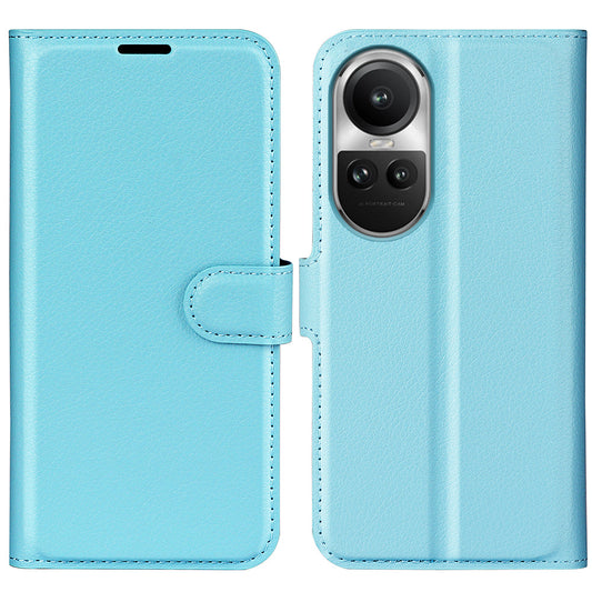 Oppo Reno 10 5G Pu Wallet Case [Lightblue]