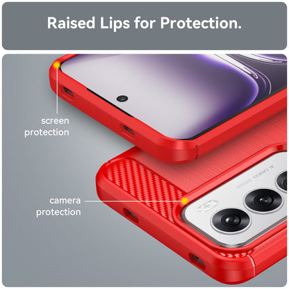 Oppo Reno 12 Carbon Fibre Case [Red]