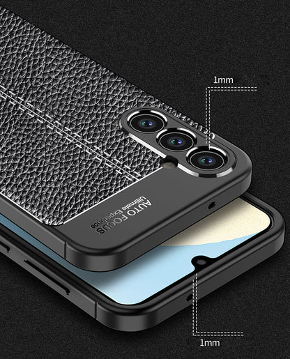 Samsung Galaxy A34 5G Leather Texture Case Navy