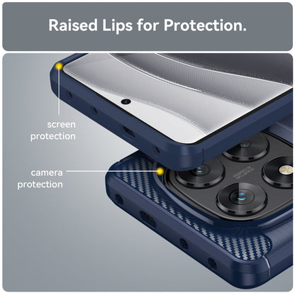 Xiaomi Redmi Note 14 Pro 5G Carbon Fibre Case [Navy]