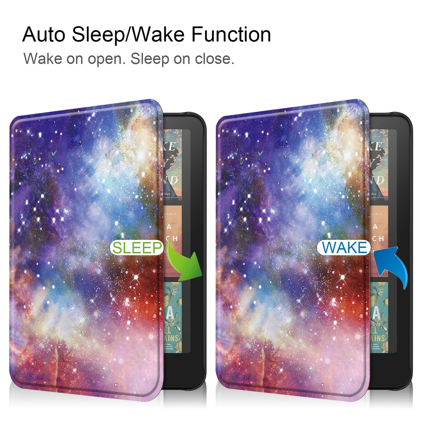 Kindle Colorsoft Designer Tri-fold Case [Galaxy]