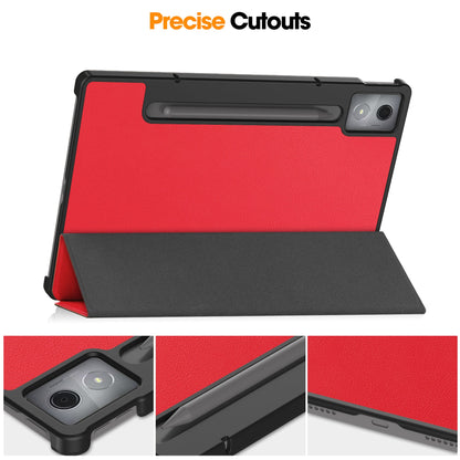 Lenovo Idea Tab Pro 12.7" Tb373 Tri-fold Pu Case [Red]