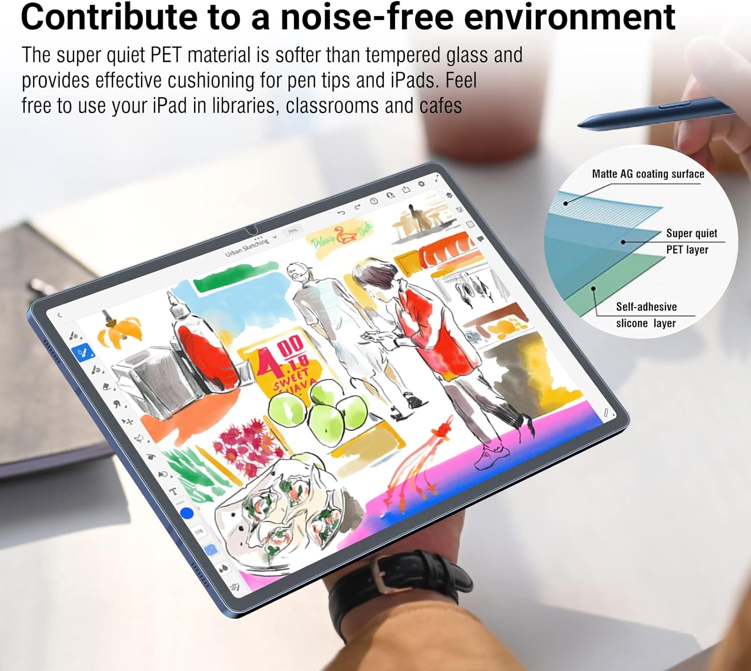 Lenovo Idea Tab Pro 12.7" Tb373 Paperfeel Screen Protector
