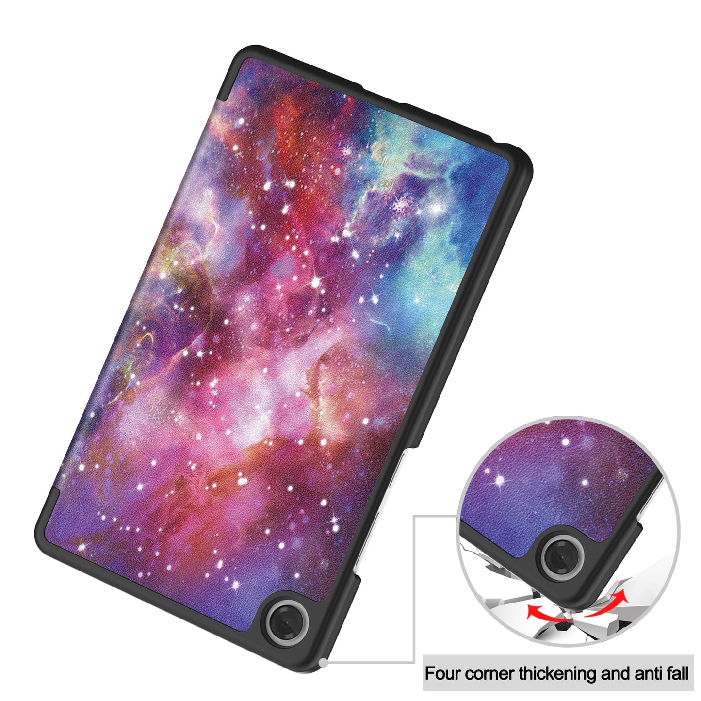 Lenovo Tab One 8.7" Designer Tri-fold Case [Galaxy]