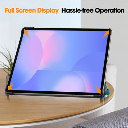 Galaxy Tab S10fe Plus X620 Designer Tri-fold Case [Plum Tree]