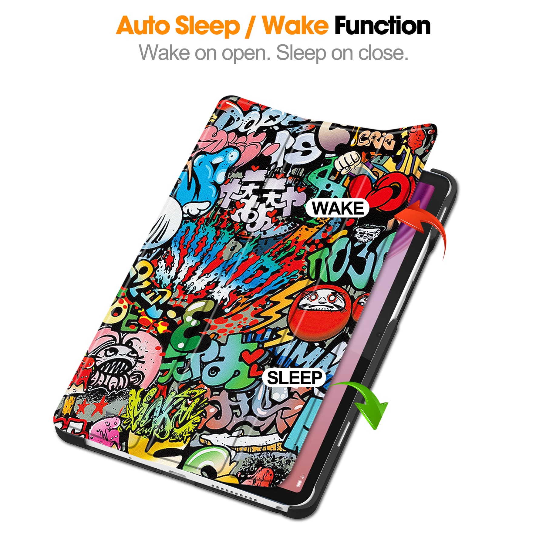 Lenovo Tab One 8.7" Designer Tri-fold Case [Lazycat]
