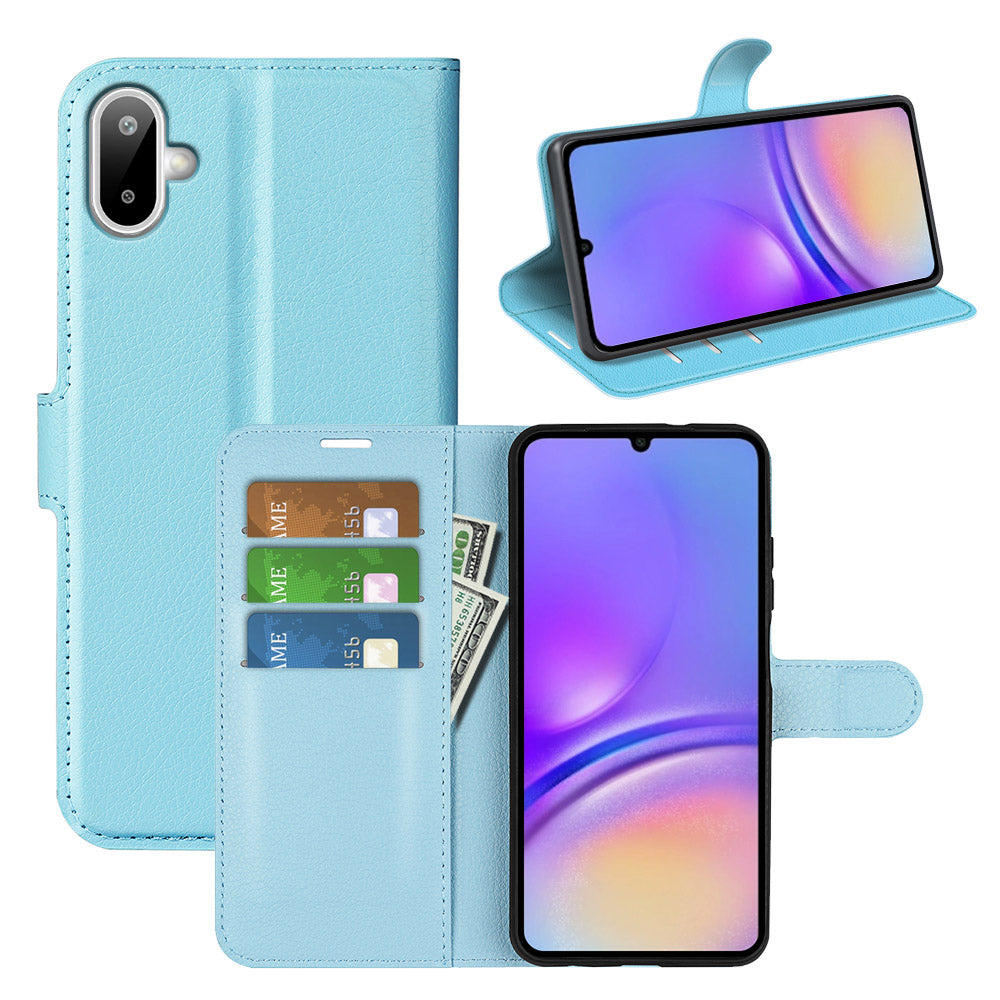 Galaxy A07 Pu Wallet Case [Lightblue]