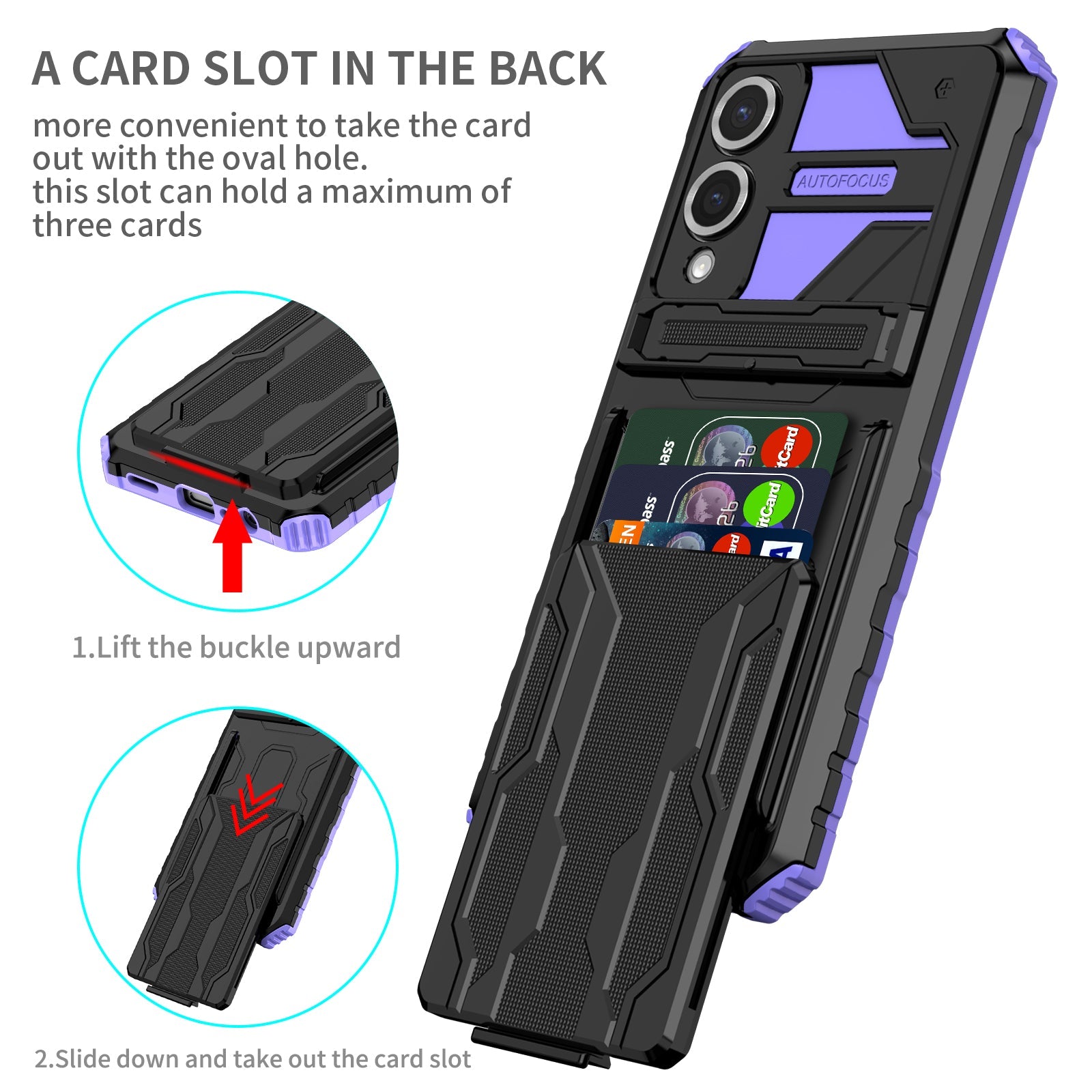Galaxy S25 Edge Heavy Duty Case [Purple]