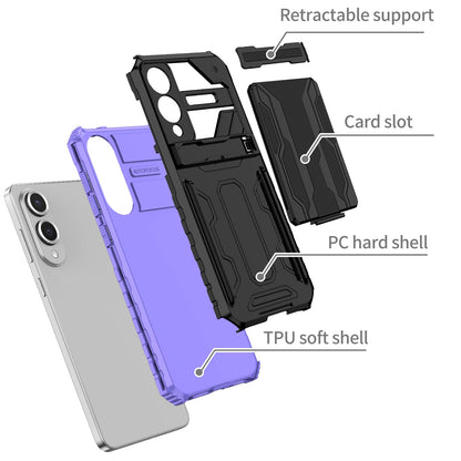 Galaxy S25 Edge Heavy Duty Case [Purple]