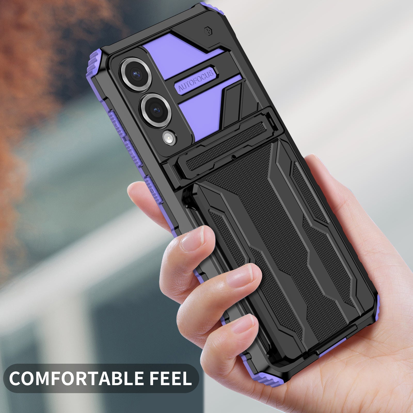 Galaxy S25 Edge Heavy Duty Case [Purple]