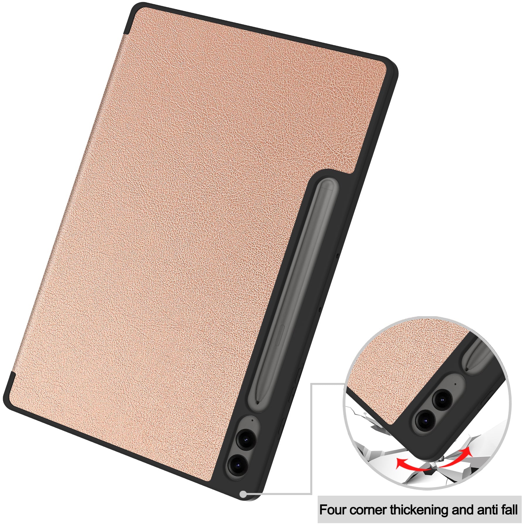 Galaxy Tab S10 Plus X820 Pen Holder Case [Red]