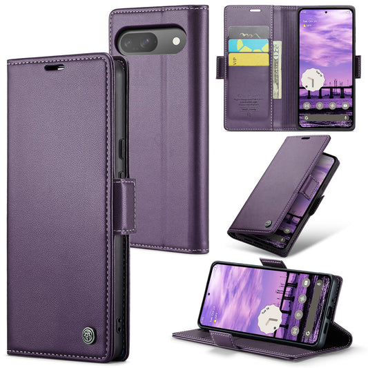 Google Pixel 10 Pro Pu Wallet Case [Purple]