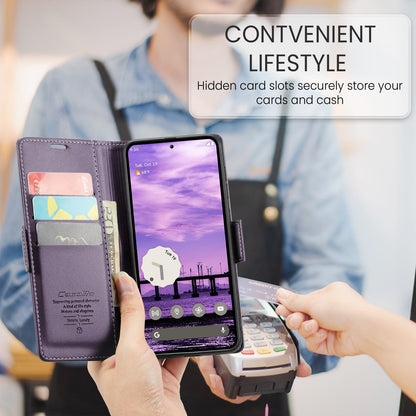 Google Pixel 10 Pro Pu Wallet Case [Purple]