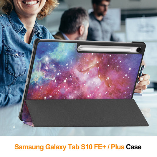 Galaxy Tab S10fe Plus X620 Designer Tri-fold Case [Galaxy]