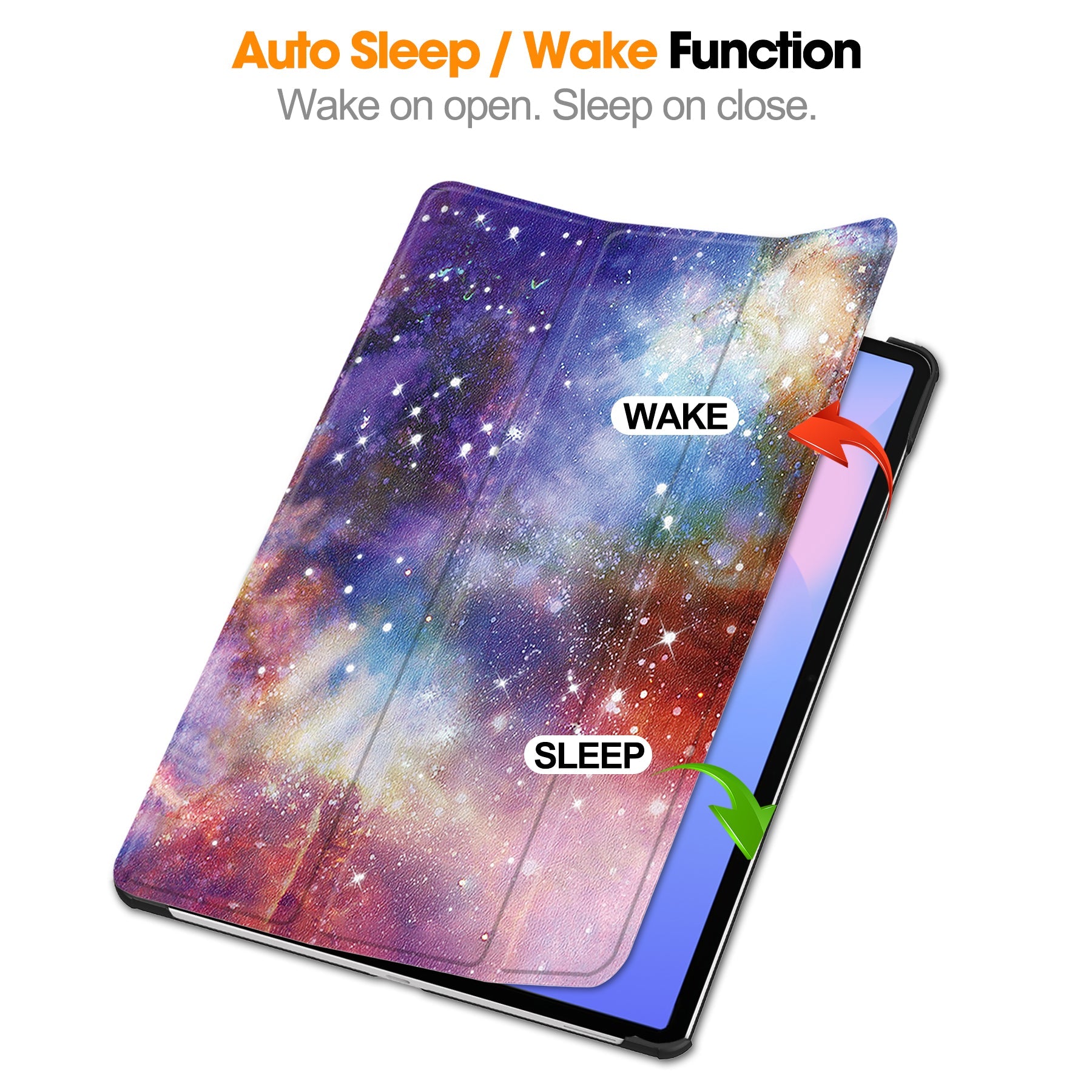 Galaxy Tab S10fe Plus X620 Designer Tri-fold Case [Galaxy]