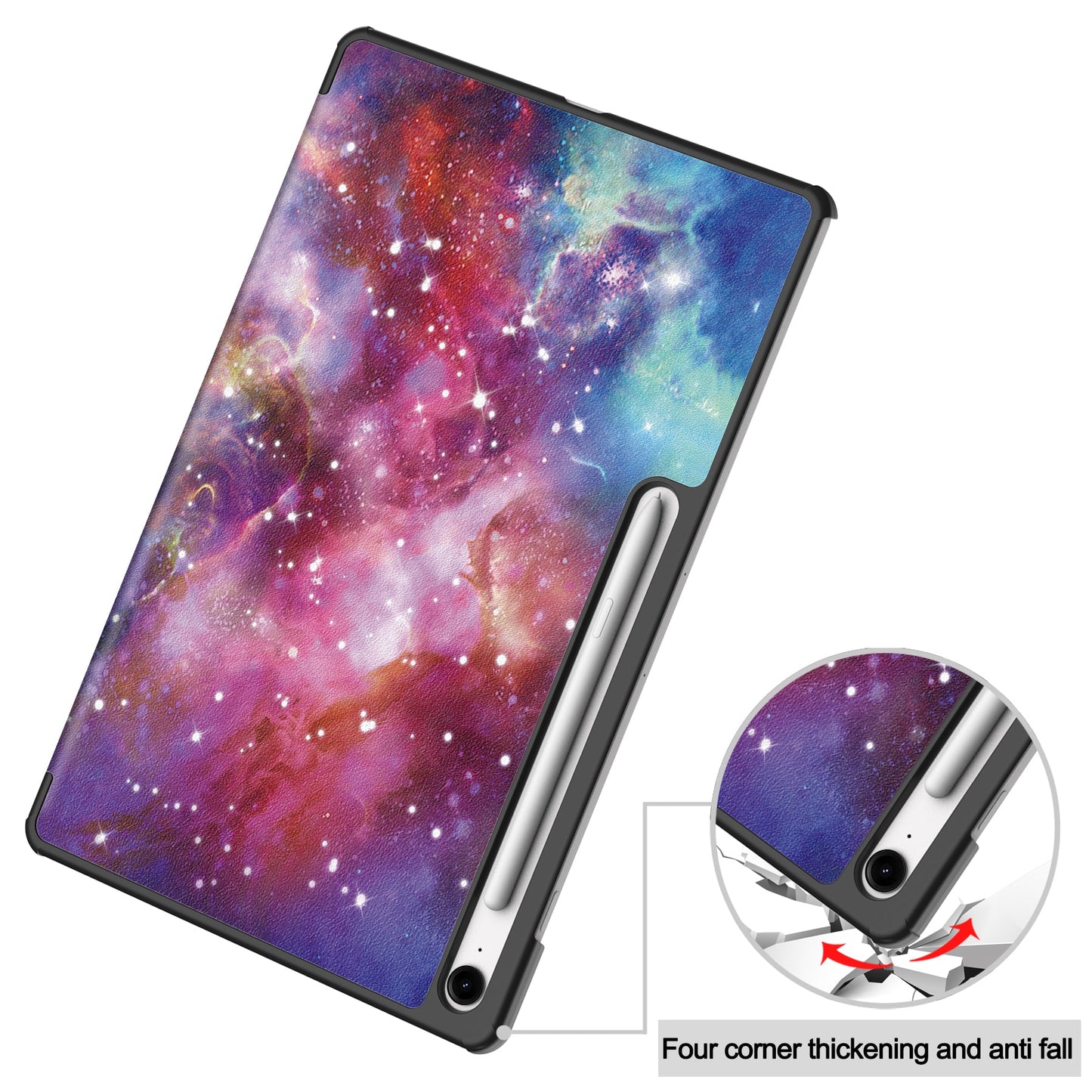Galaxy Tab S10fe Plus X620 Designer Tri-fold Case [Galaxy]