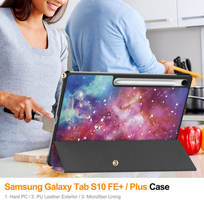 Galaxy Tab S10fe Plus X620 Designer Tri-fold Case [Galaxy]