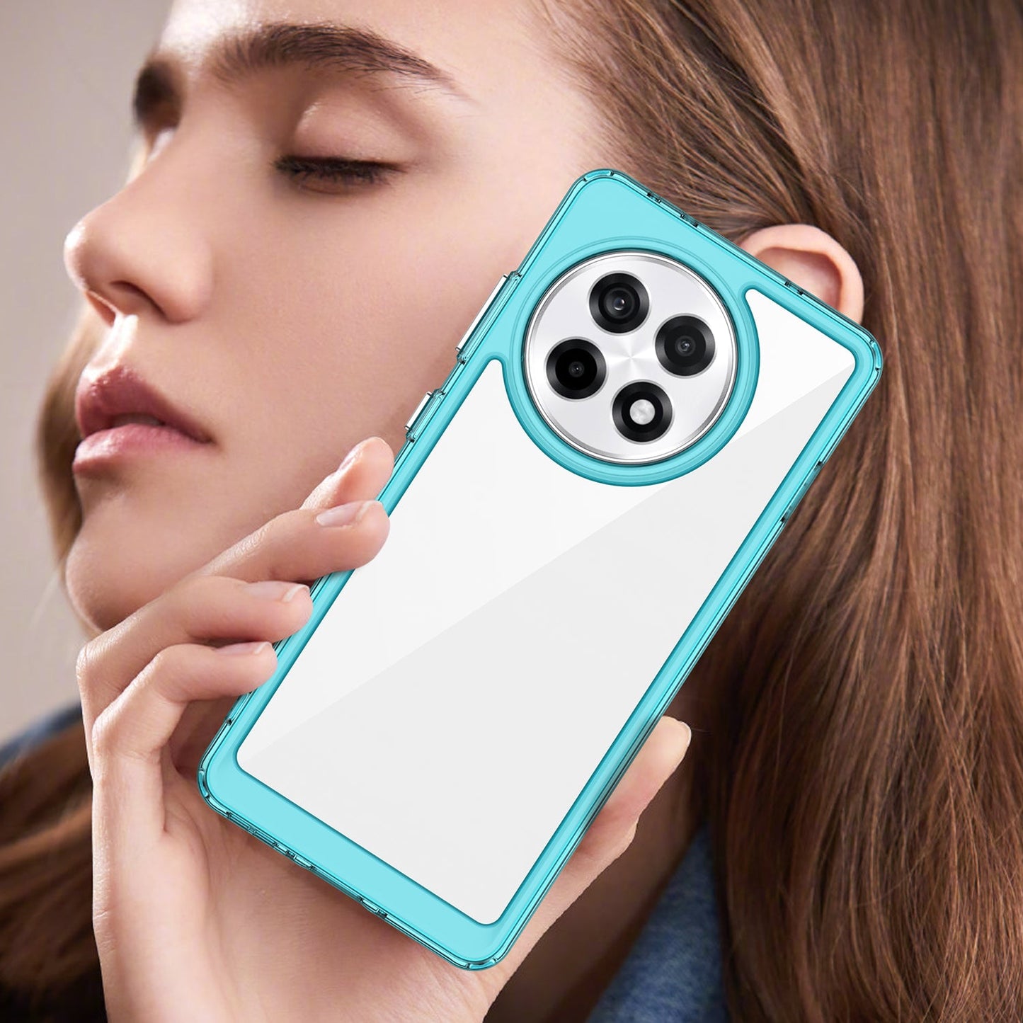 Oneplus 13R 5G Soft Gel Case [Clear Blue]