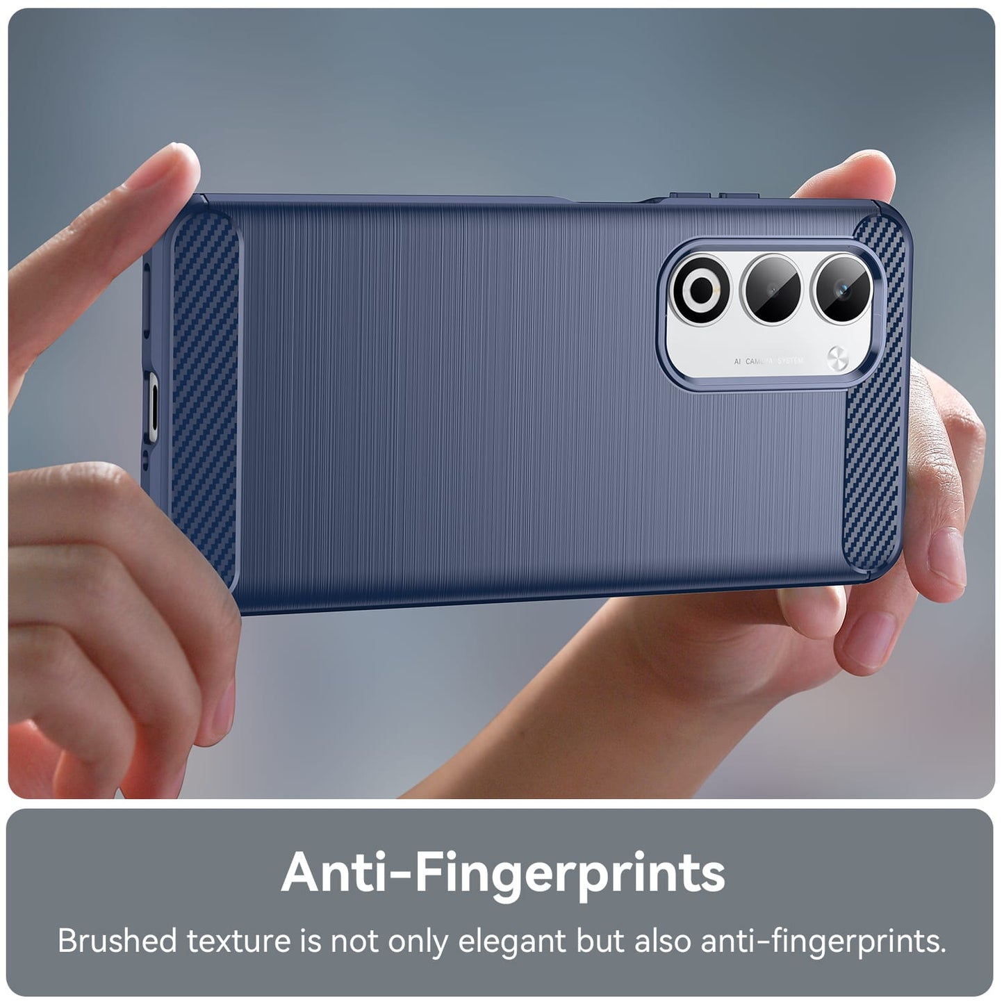 Oppo A5 5g Carbon Fibre Case [Navy]